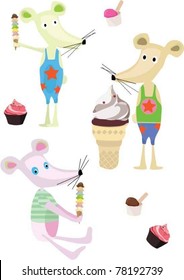 mouse and ice cream