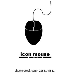 Mouse icon in black colour