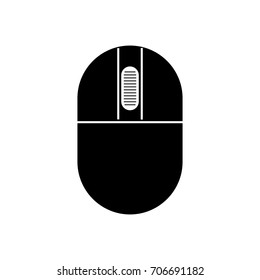 Mouse icon ,black sign design