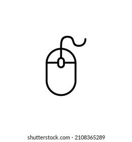 Mouse icon. click sign and symbol. pointer icon vector.