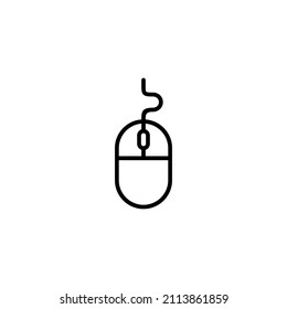 Mouse icon. click sign and symbol. pointer icon vector.