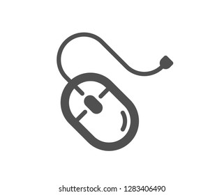 Mouse icon. Computer component device sign. Quality design element. Classic style icon. Vector