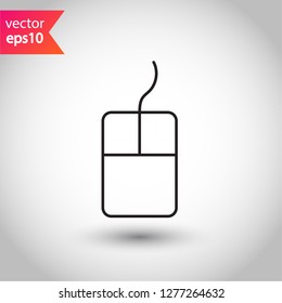 Mouse icon. Computer mouse icon. Computer mouse linear icon. Mouse vector sign. Flat line symbol Mouse icon. Computer mouse icon. Computer mouse linear icon. Mouse vector sign. Flat line symbol