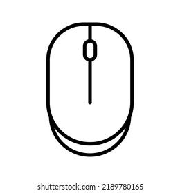 Mouse Icon. computer mouse sign. vector illustration