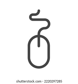mouse icon computer symbol internet black illustration vector