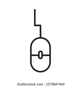 Mouse icon design, Digital technology communication. Social media internet web and wireless theme Vector illustration
