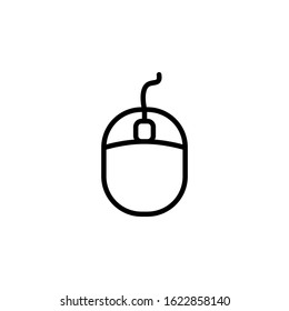 mouse icon design line style. Perfect for application, web, logo and presentation template