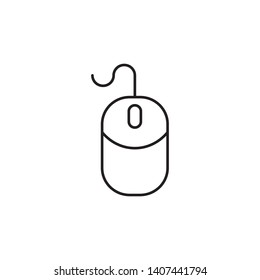 mouse icon design template. Trendy style, vector eps 10