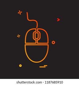 Mouse icon design vector