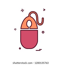 Mouse icon design vector