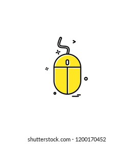 Mouse icon design vector 