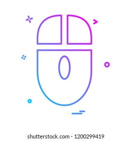 Mouse icon design vector