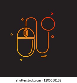 Mouse icon design vector 