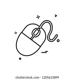 Mouse icon design vector