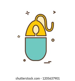 Mouse icon design vector