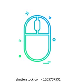 Mouse icon design vector