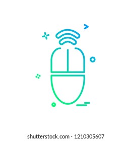 Mouse icon design vector