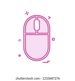 Mouse icon design vector