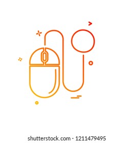 Mouse icon design vector 