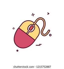 Mouse icon design vector