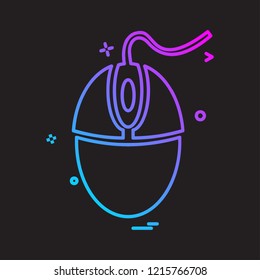 Mouse icon design vector