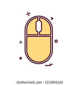 Mouse icon design vector