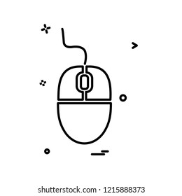 Mouse icon design vector