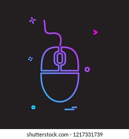 Mouse icon design vector