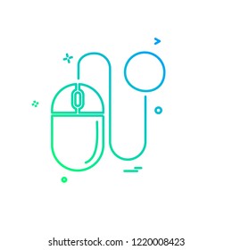 Mouse icon design vector 