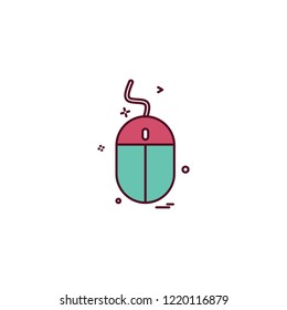 Mouse icon design vector 