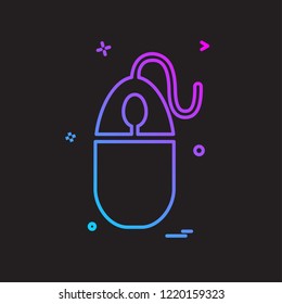 Mouse icon design vector