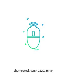 Mouse icon design vector 