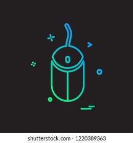 Mouse icon design vector