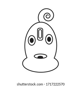 Diseño del icono del mouse. Ilustración vectorial
