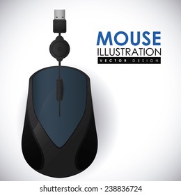 mouse icon design, vector illustration eps10 graphic 