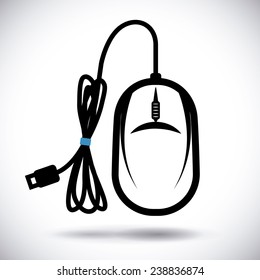 mouse icon design, vector illustration eps10 graphic 