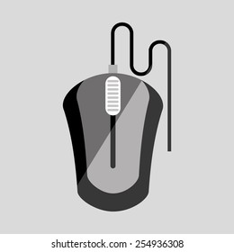 mouse icon design, vector illustration eps10 graphic 