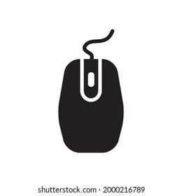 Mouse icon Design Vector Template Illustration In Trendy Flat Style