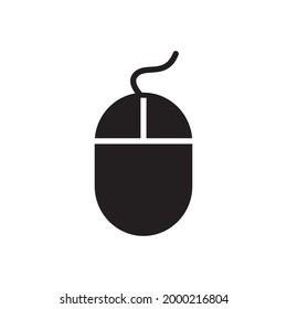 Mouse icon Design Vector Template Illustration In Trendy Flat Style