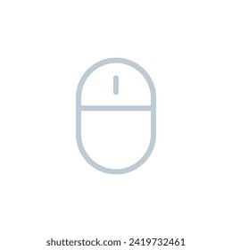 Icono del ratón. Símbolo de dispositivo moderno, simple, vector, icono para el diseño de sitio web, aplicación móvil, ui. Ilustración vectorial