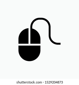 Mouse Icon - Electronic Device Vector, Sign and Symbol for Design, Presentation, Website or Apps Elements.