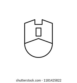 mouse icon. Element of Internet related icon for mobile concept and web apps. Thin line mouse icon can be used for web and mobile