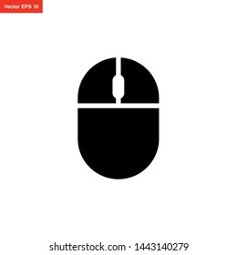 mouse icon flat design vector