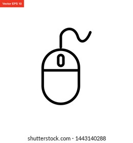 mouse icon flat design vector