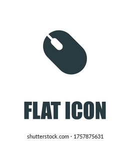 Mouse icon. Flat illustration isolated vector sign symbol