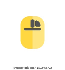 mouse icon flat style, right click, scroll icon, computer input device, logo and presentation template