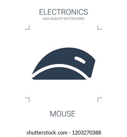 mouse icon. high quality filled mouse icon on white background. from electronics collection flat trendy vector mouse symbol. use for web and mobile