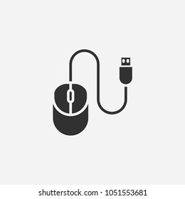 Mouse icon illustration isolated vector sign symbol