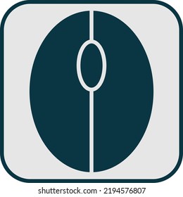 Mouse icon, illustration, vector on a white background.