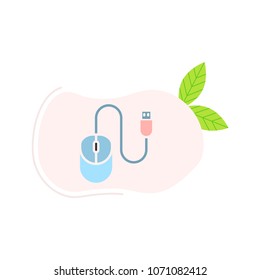 Mouse icon illustration vector symbol